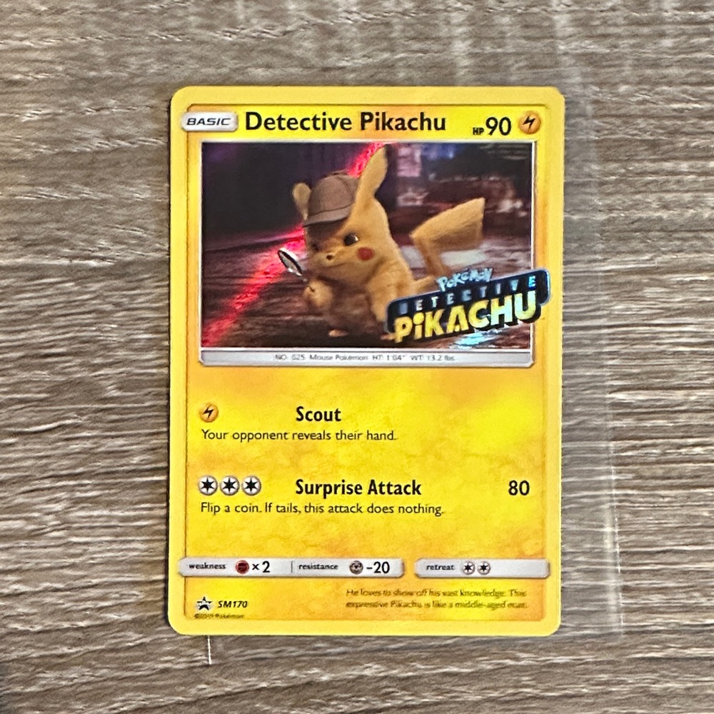2019 Pokémon “Detective Pikachu” Holographic